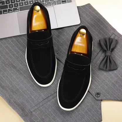 Emmett Men's Loafers - fabric and finish detail