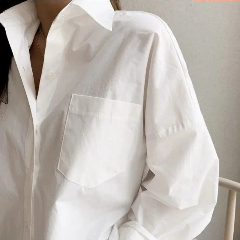 Imogen Women's Oversized Blouse - shown in use