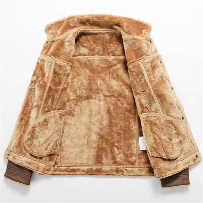 Nolan Men's Suede Coat - shown in use