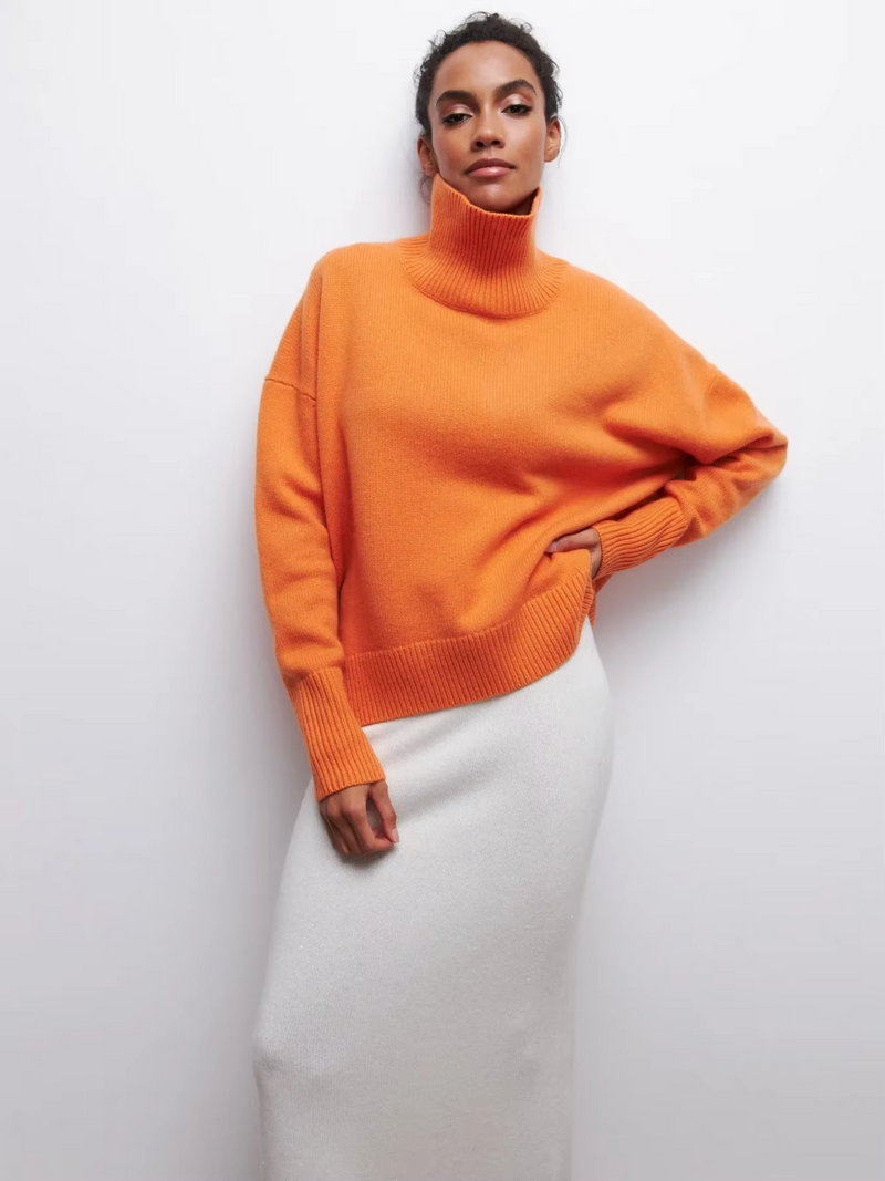 Mabel Women's Oversized Sweater - close-up detail