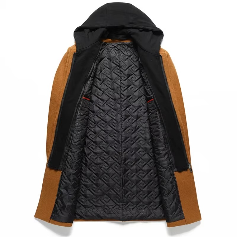 Vance Men's Trench Coat - full-length view