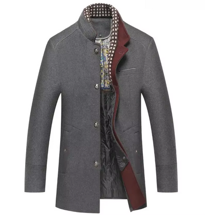 Lachlan Men's Coat - flat lay