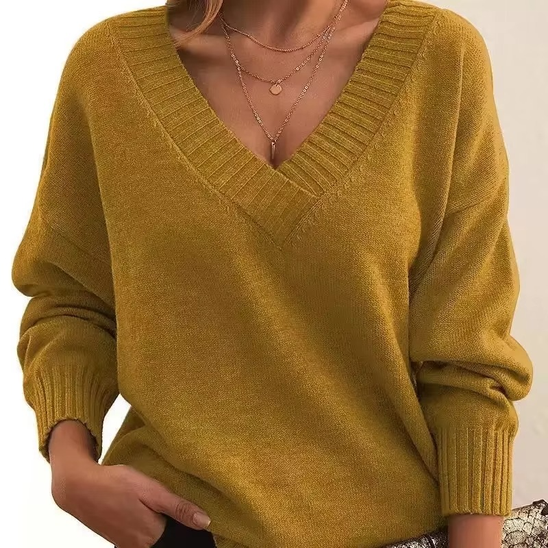 Dahlia Women's Oversized Sweater - styled view