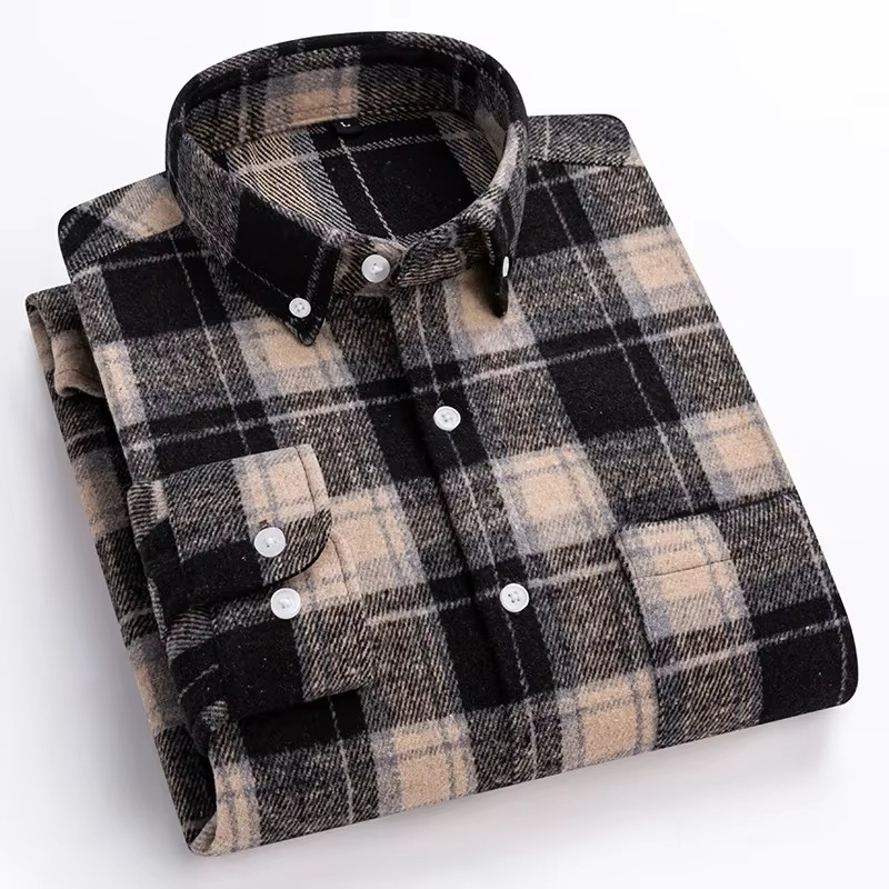 Otis Men's Plaid Shirt - back view