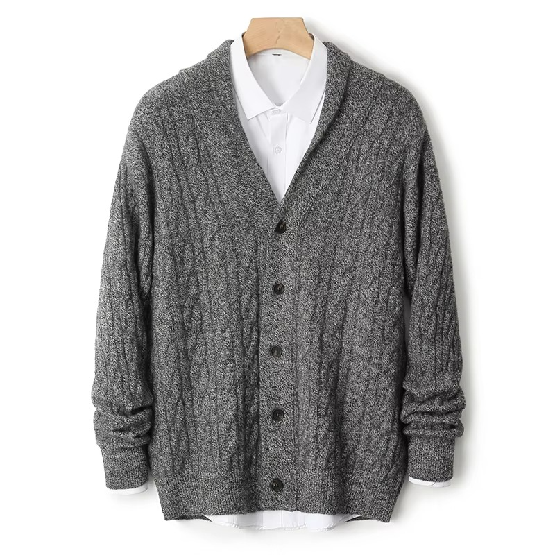 Nico Men's Cardigan - styled view