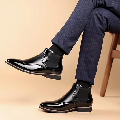 Jude Men's Chelsea Boots - fabric and finish detail