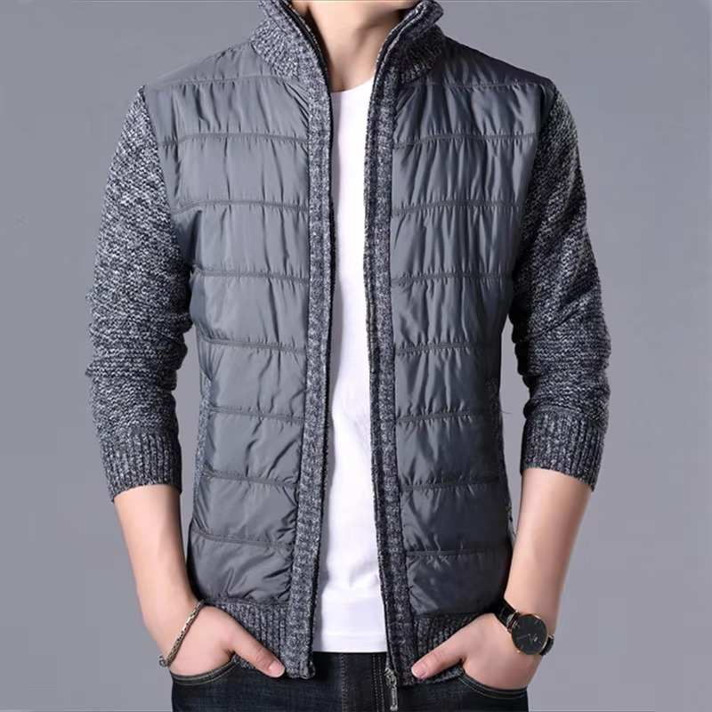 Marlow Men's Cardigan - styled view