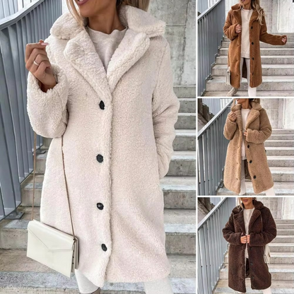 Uma Women's Oversized Trench Coat - full-length view