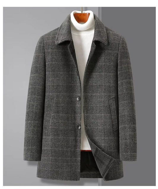 Barnaby Men's Trench Coat - front view