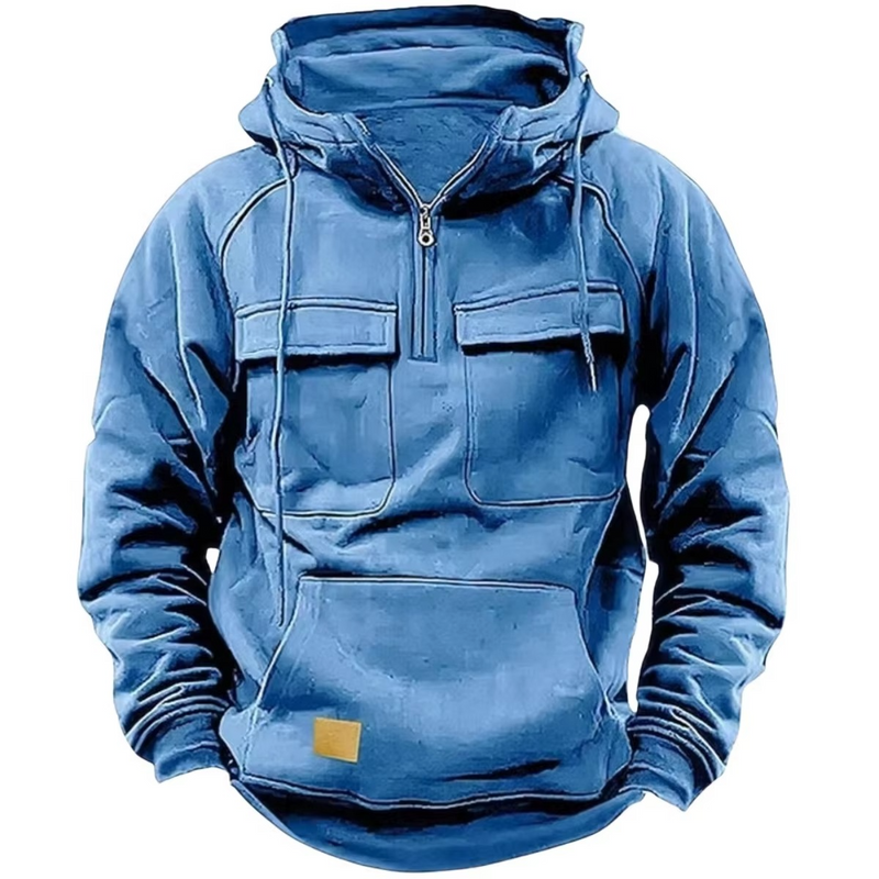 Rhys Men's Hoodie - fabric and finish detail