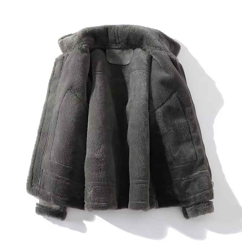 Ellis Men's Suede Jacket - styled view
