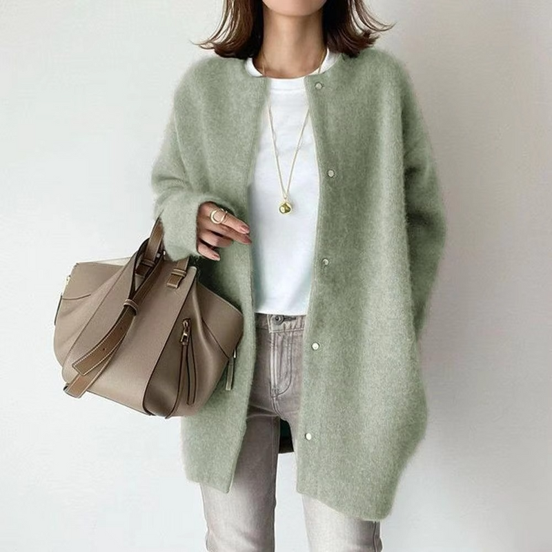 Zadie Women's Cardigan - fabric and finish detail