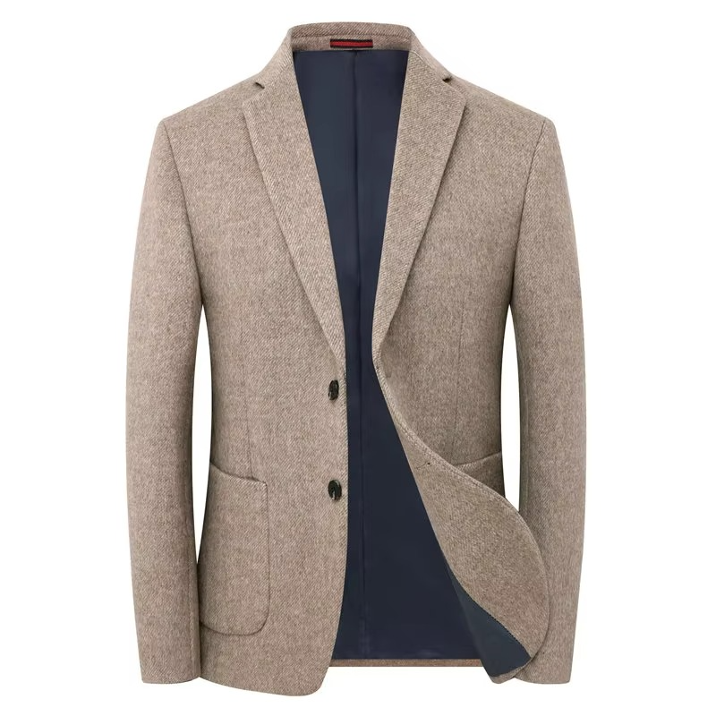 Jasper Men's Blazer - fabric and finish detail