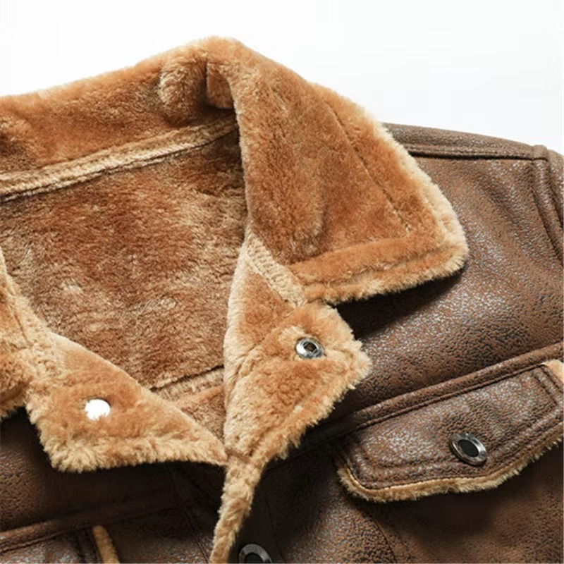 Nolan Men's Suede Coat - full-length view