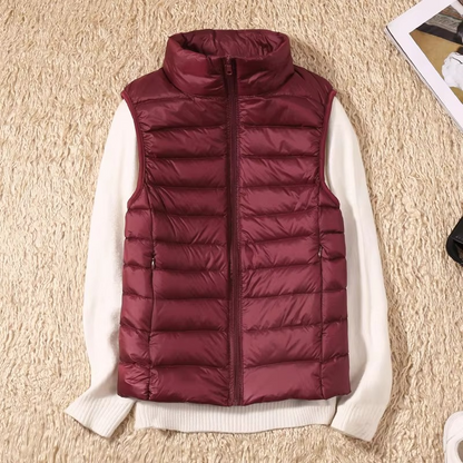Cleo Women's Puffer Jacket - close-up detail
