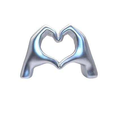Affinity Love Hands Art | Heart Gesture, Wall & Desk Decor