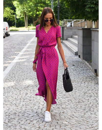 Uma Women's Midi Dress - flat lay