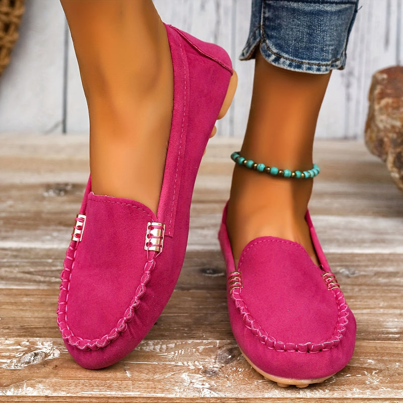 Liana Women's Loafers - fabric and finish detail