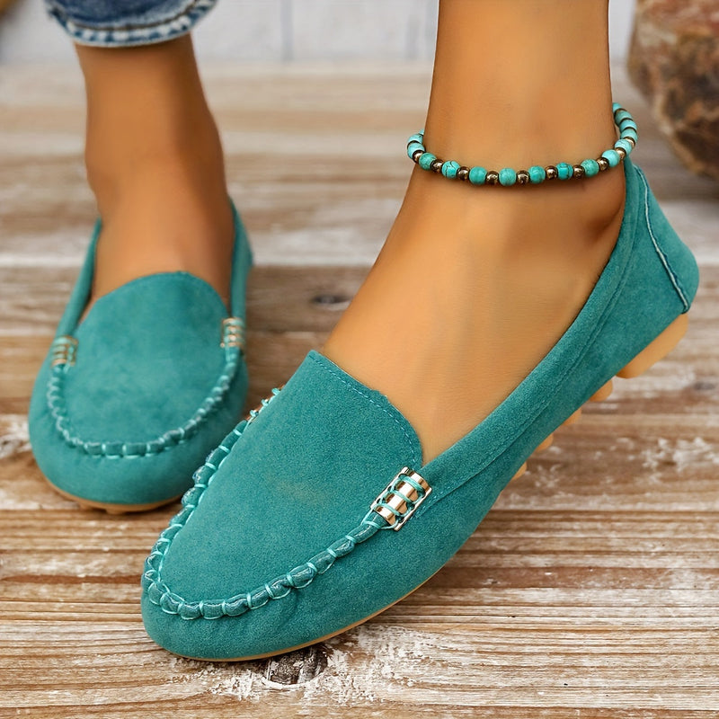Liana Women's Loafers | Modern, Slip, Faux Leather