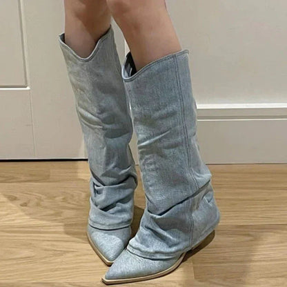 Romy Women's Knee-high Boots - front view