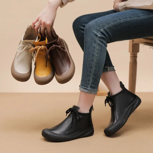 Ruby Women's Ankle Boots - styled view