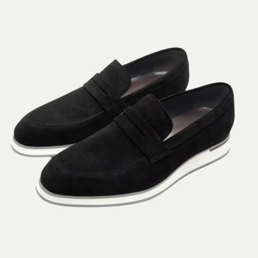 Rowan Women's Suede Loafers - front view