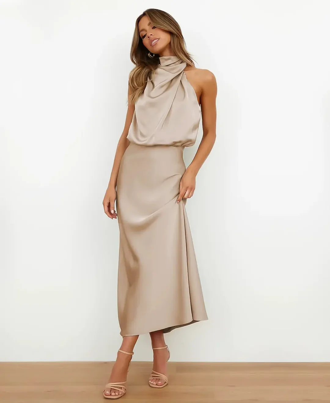 Kira Women's Midi Dress - front view
