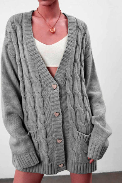 Camille Women's Oversized Cardigan - flat lay