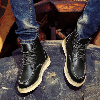 Orson Men's Ankle Boots - fabric and finish detail