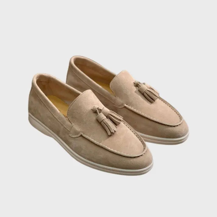 Sawyer Men's Suede Loafers - styled view