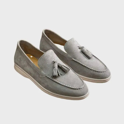 Sawyer Men's Suede Loafers - flat lay