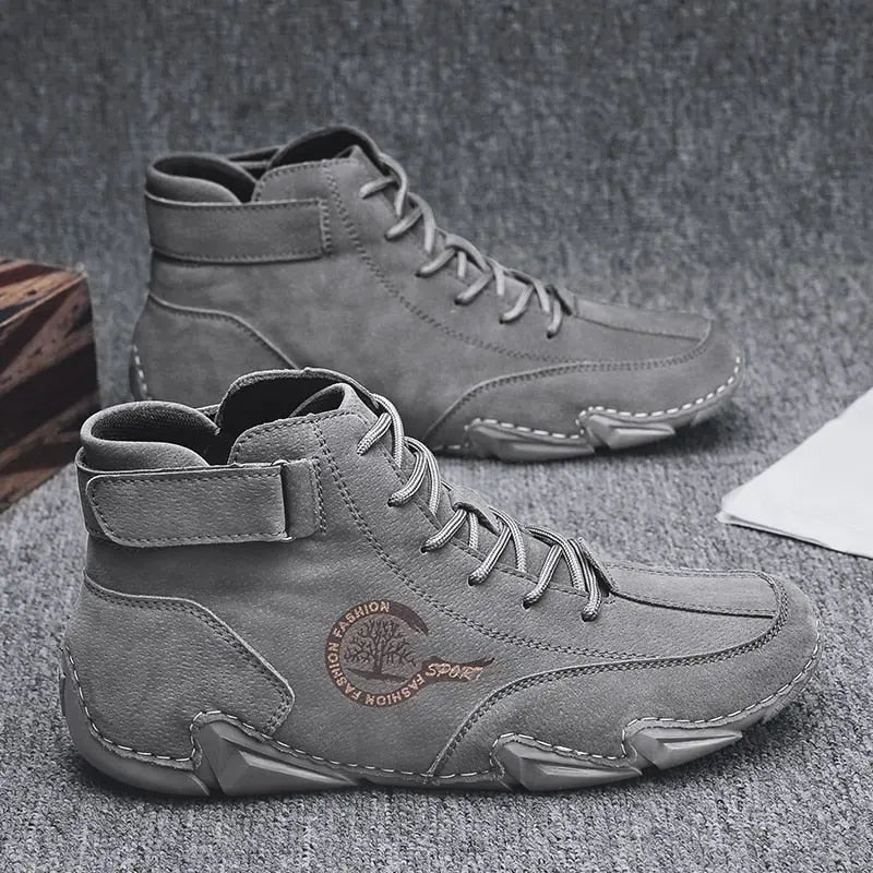 Rufus Men's Suede Ankle Boots - back view