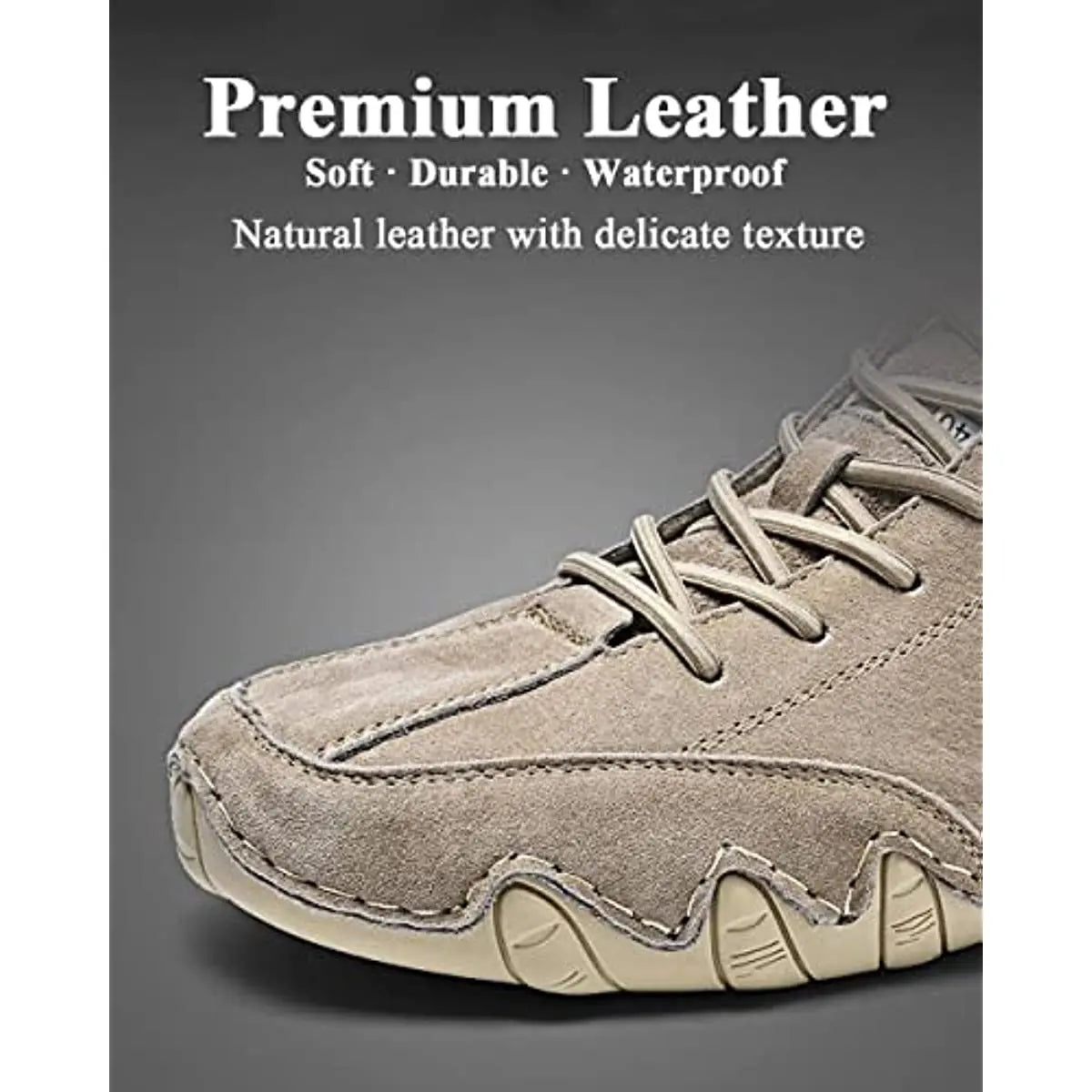 Emmett Men's Suede Ankle Boots - fabric and finish detail