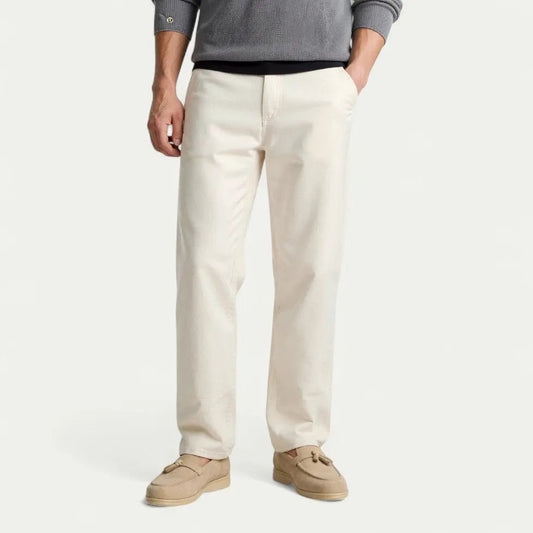 Sawyer Men's Suede Loafers - styled view