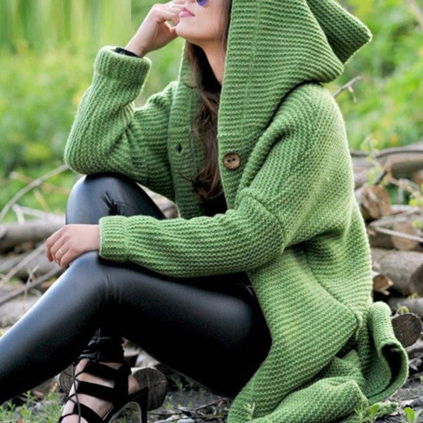 Quinn Women's Cardigan - fabric and finish detail