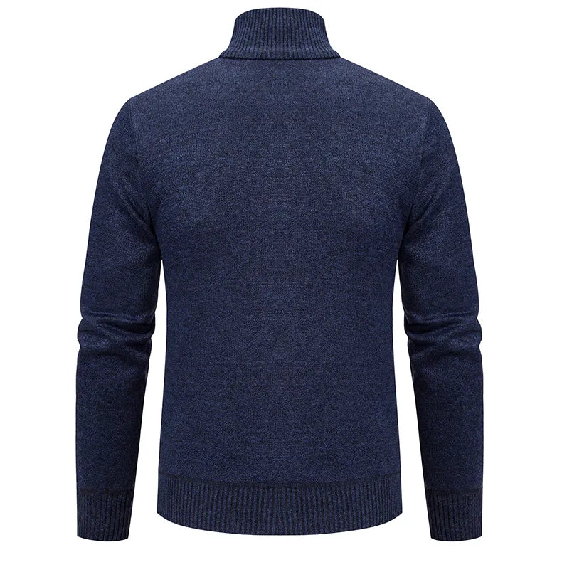Ellis Men's Cardigan - styled view