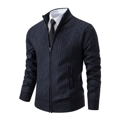 Ellis Men's Cardigan - close-up detail