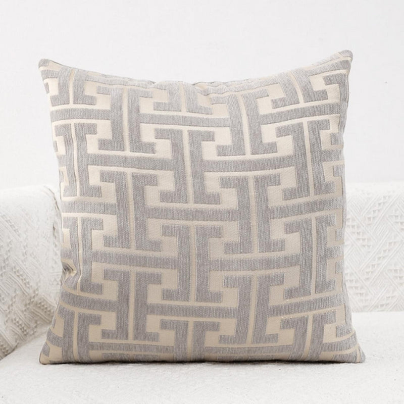 Timeless Maze Pattern Cushion Cover | Soft Cover, Living Room