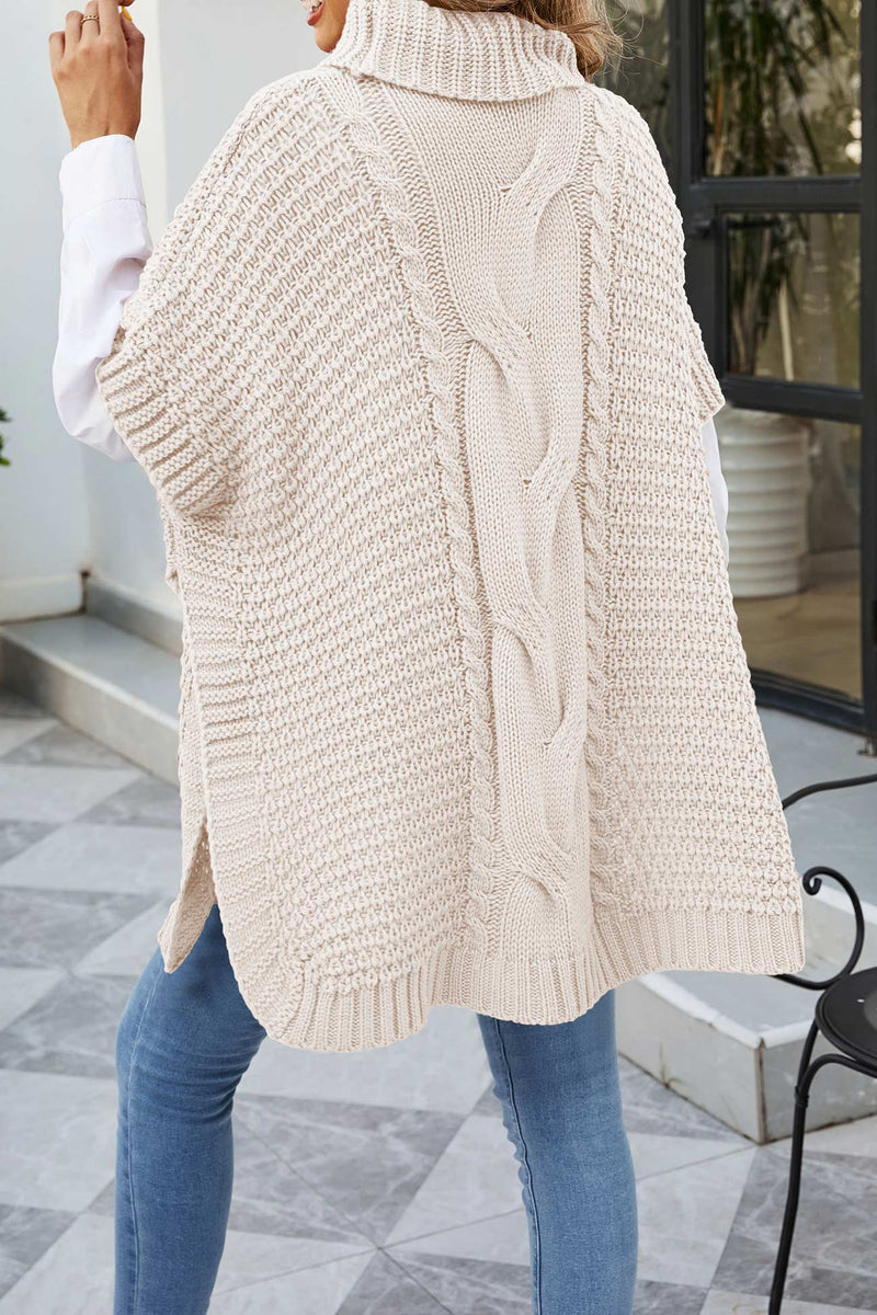 Alba Women's Cable Knit Sweater - back view