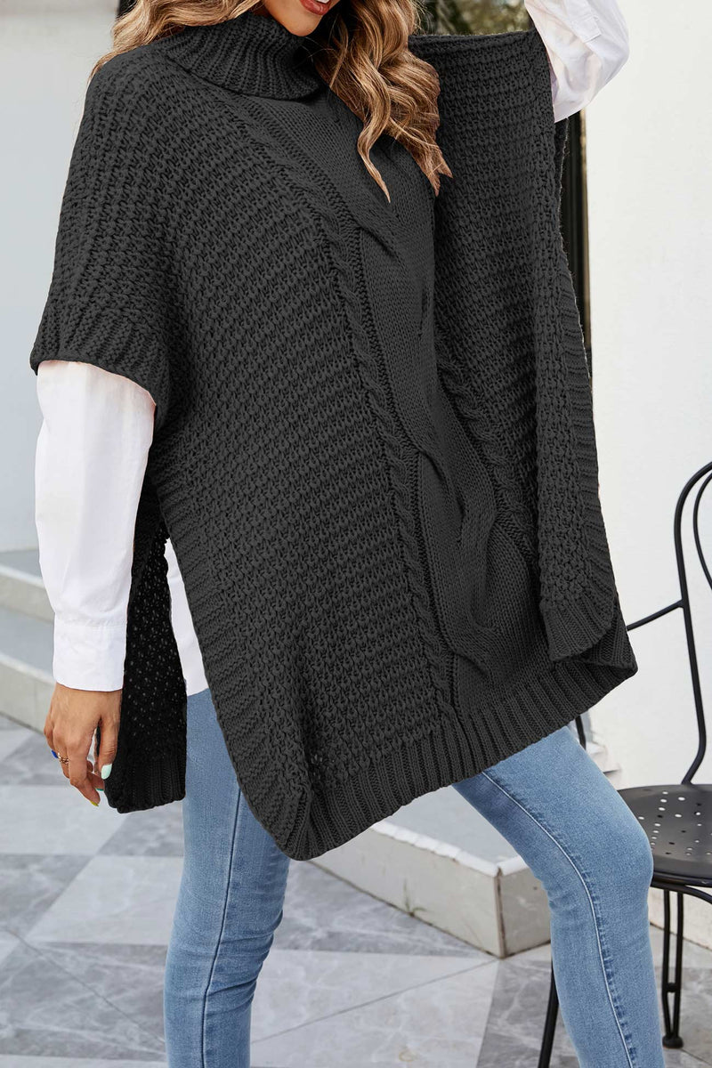 Alba Women's Cable Knit Sweater - styled view