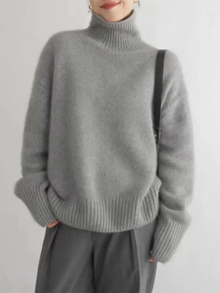 Thea Women's Oversized Sweater - full-length view