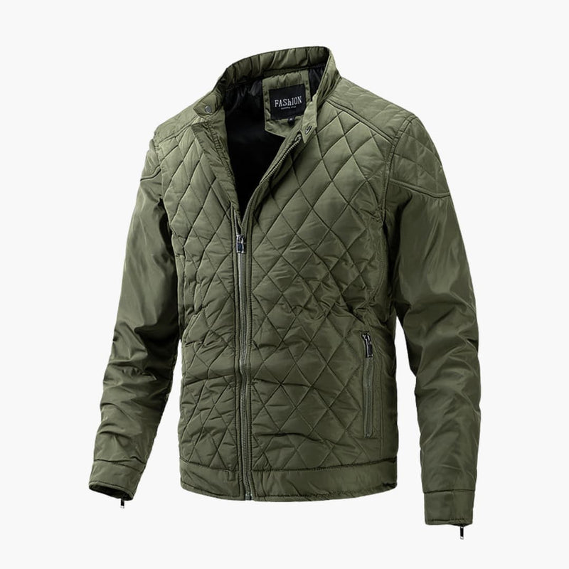 Bruno Men's Quilted Jacket - full-length view