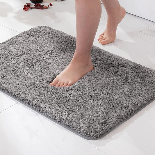 Ultra-Soft Fur Plush Bath Rug with Non-Slip Backing – Highly Absorbent, Machine Washable Bathroom Mat in Multiple Colors 1
