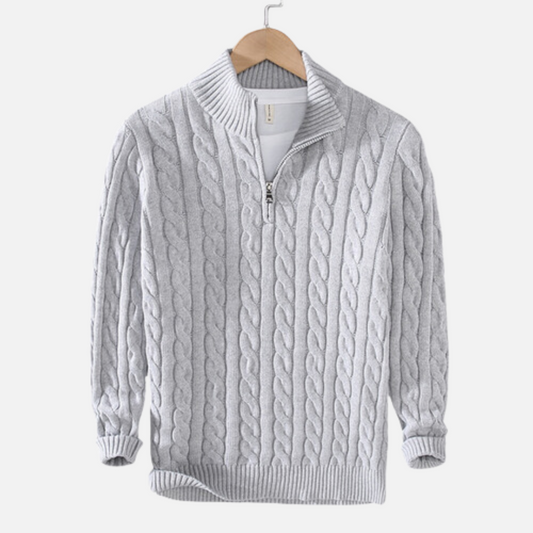 Auden Men's Cable Knit Sweater - front view