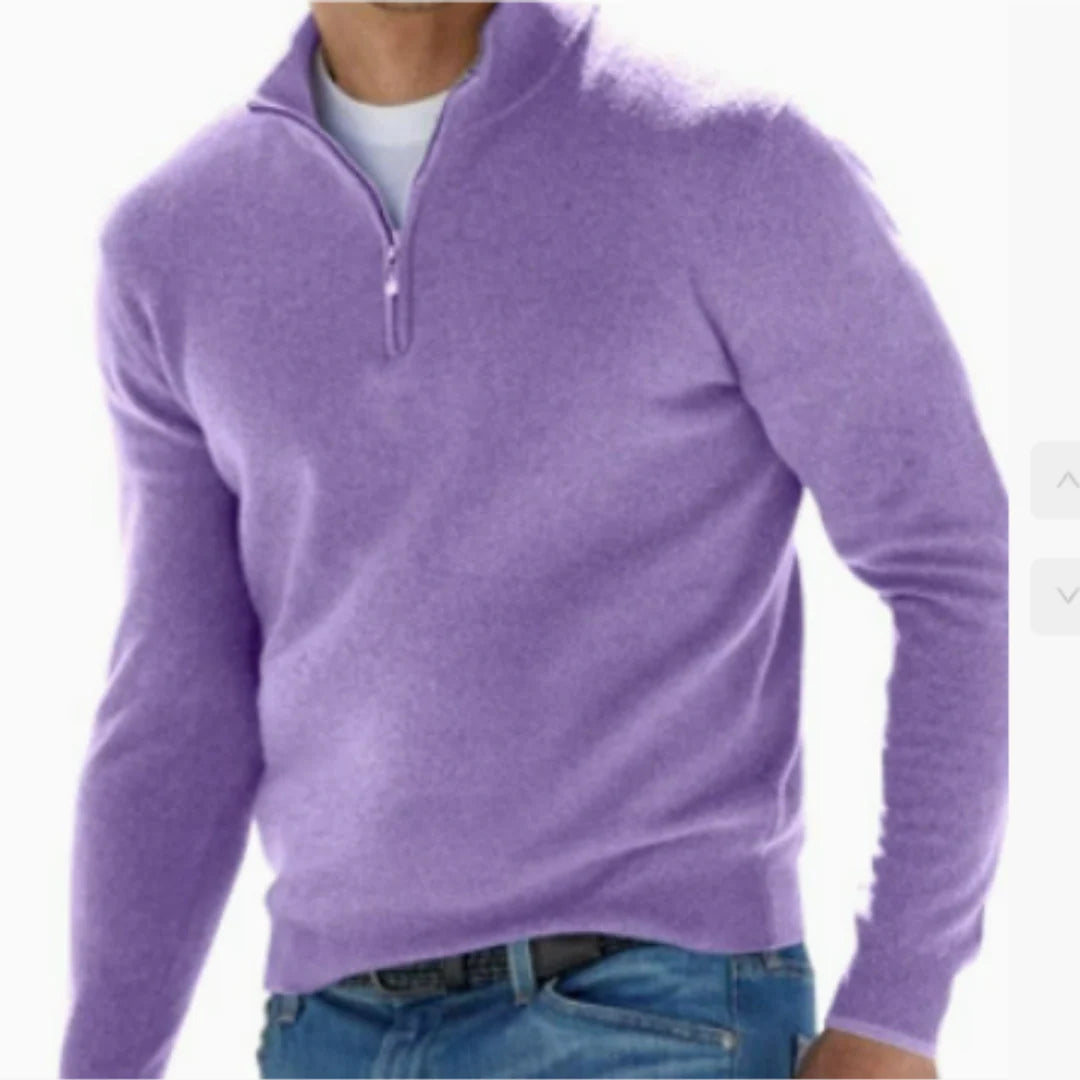 Flynn Men's Sweater - close-up detail