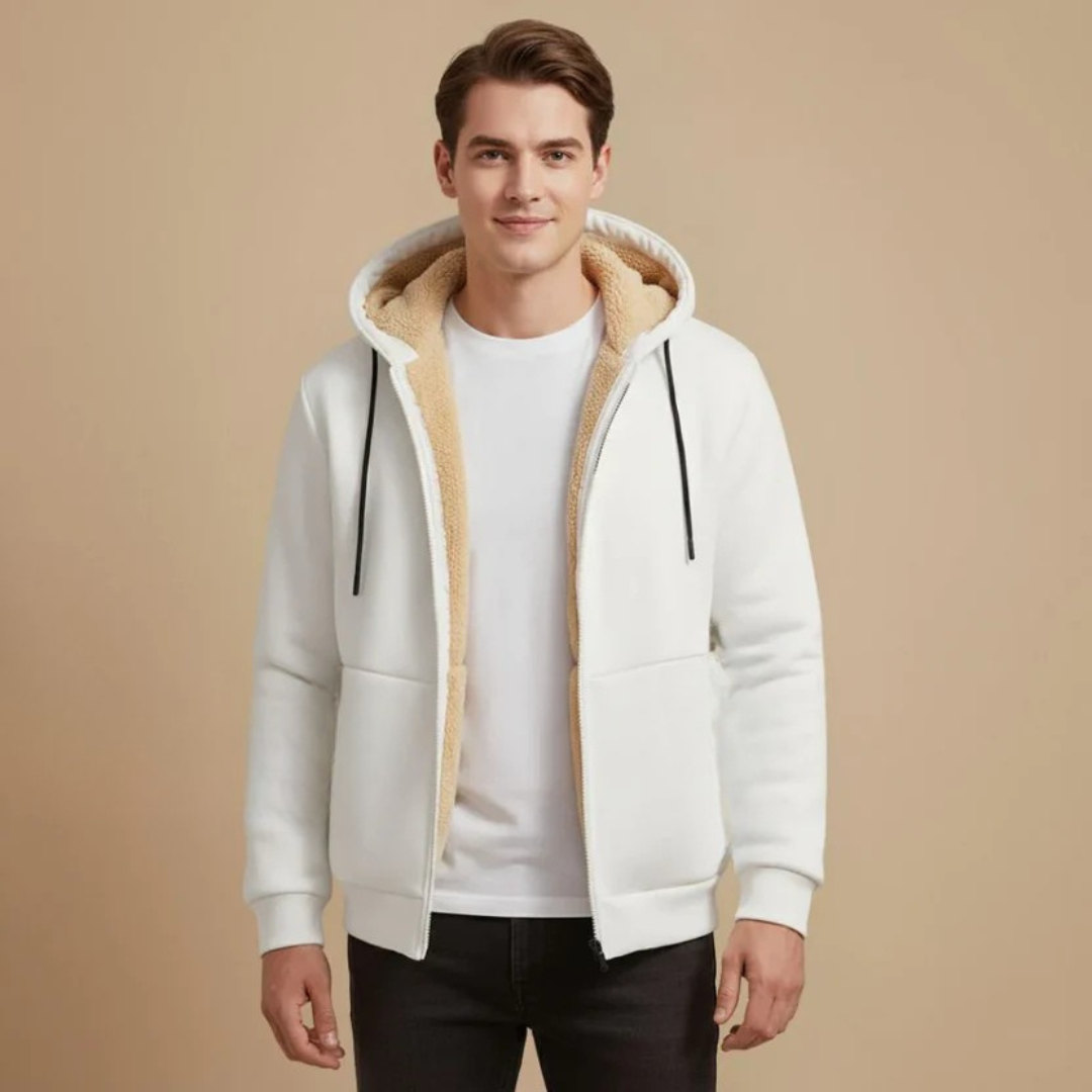 Quill Men's Hoodie - close-up detail