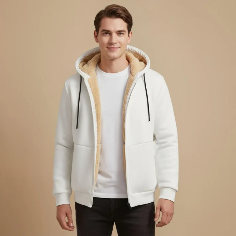 Quill Men's Hoodie - close-up detail