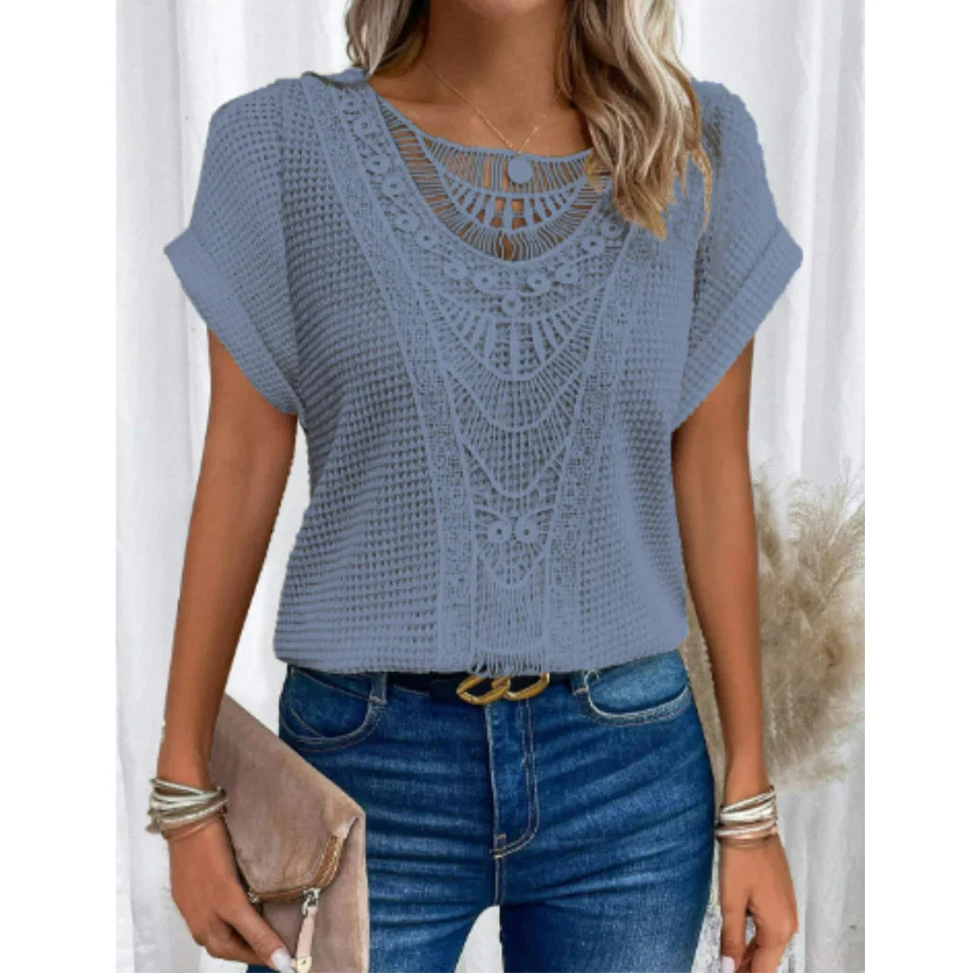 Colette Women's Crochet Top - shown in use