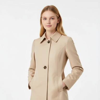 Colette Women's Trench Coat - back view