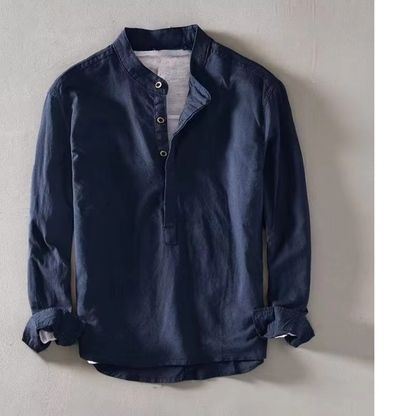 Felix Men's Linen Shirt - back view